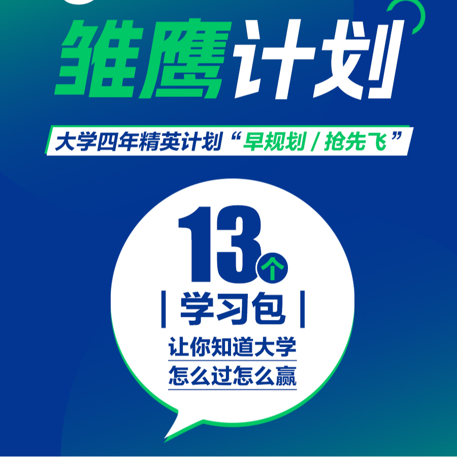 雏鹰计划大一新生大学如何竞选班委学生会主席入党选调生公务员等