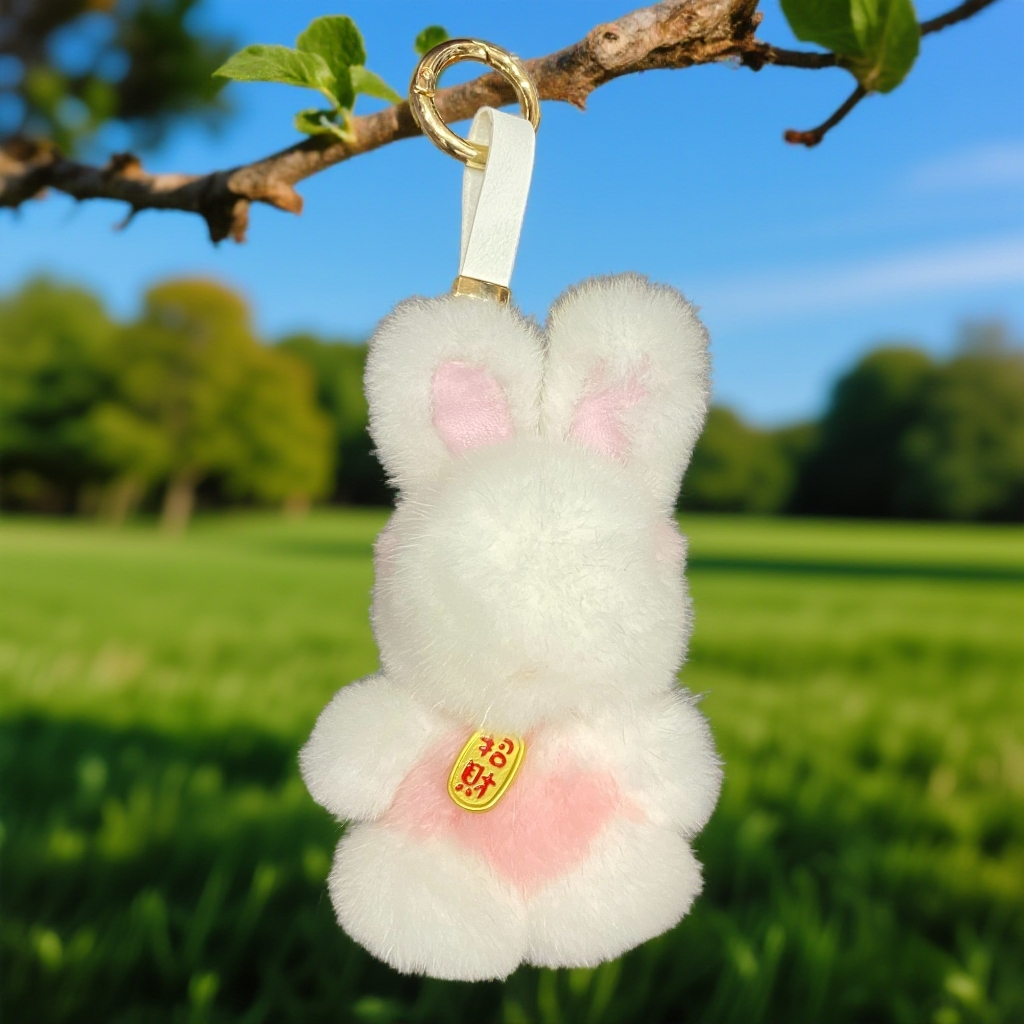 宇之媛  水貂小兔 真毛挂件 包包挂件 钥匙挂件 生日礼物  108