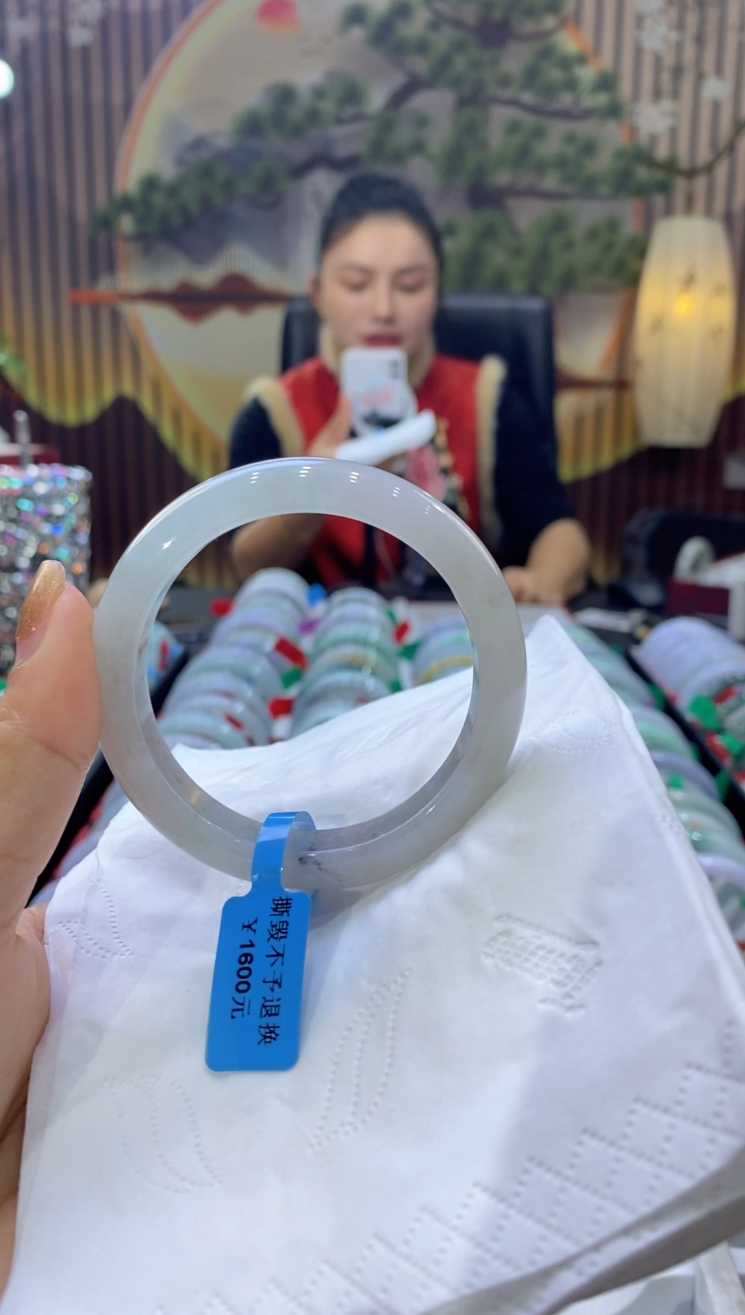 【闪购商品】翡翠手镯未镶嵌多人06211