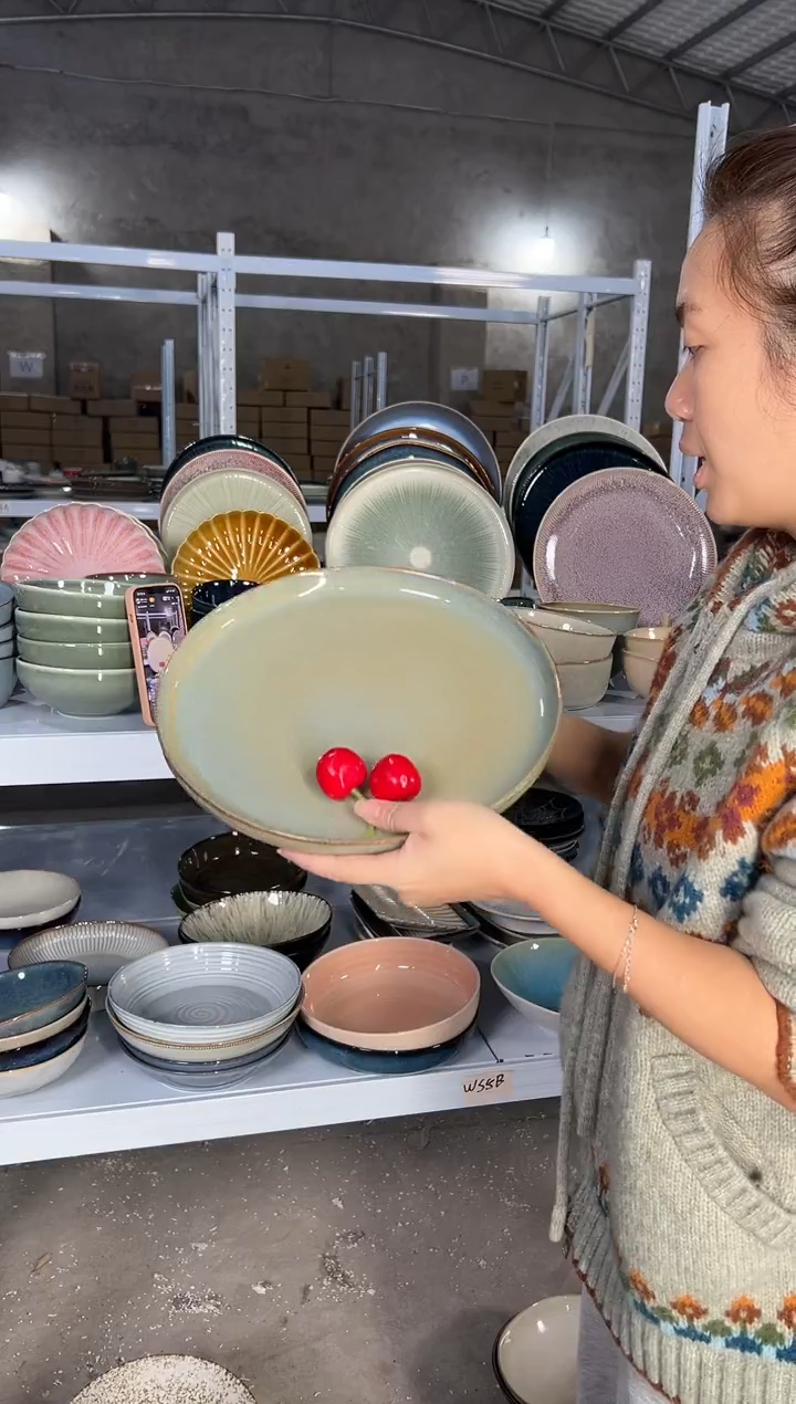 陶瓷外贸尾货瑕疵满20包邮X大盘