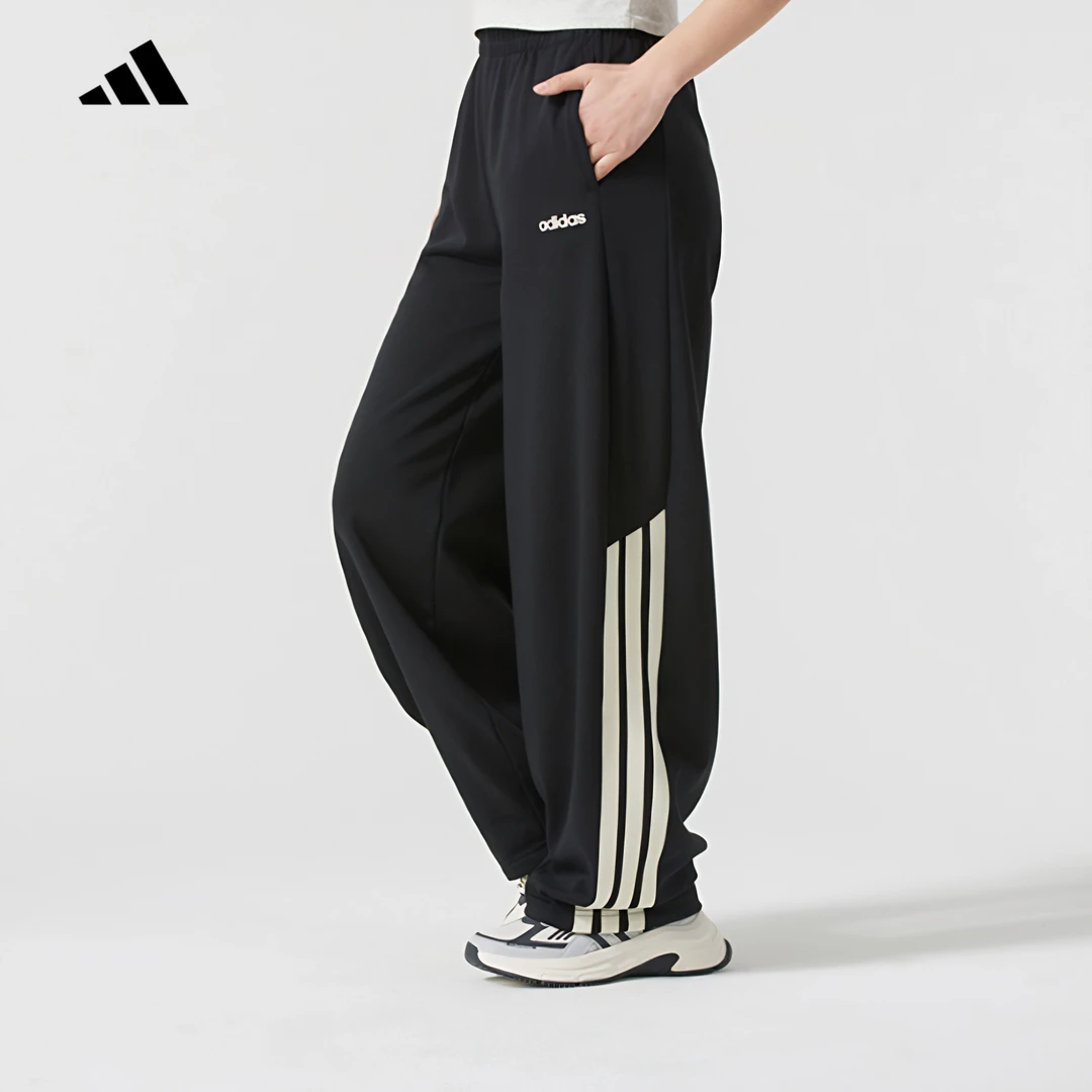 【门店潮品】阿迪达斯舒适宽松弯刀裤百搭针织运动裤KA2590[多色]