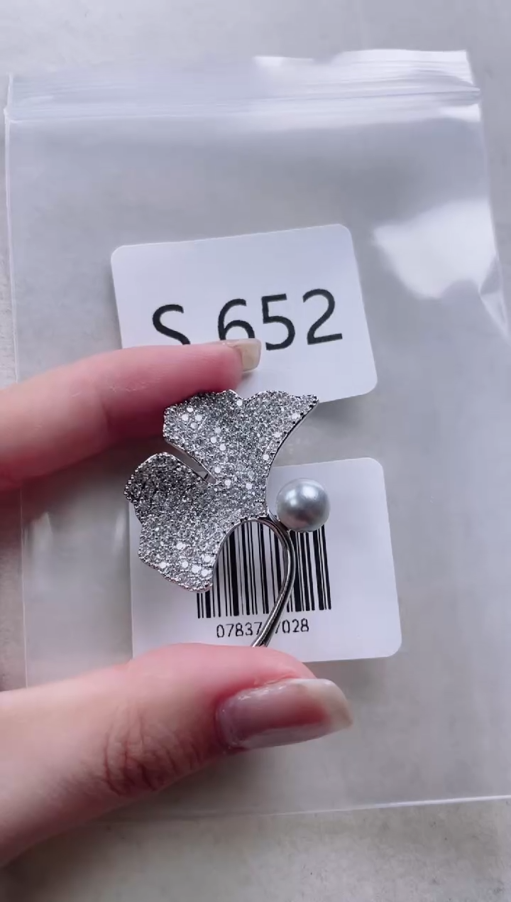 【闪购商品】海水珍珠胸针未镶嵌S652
