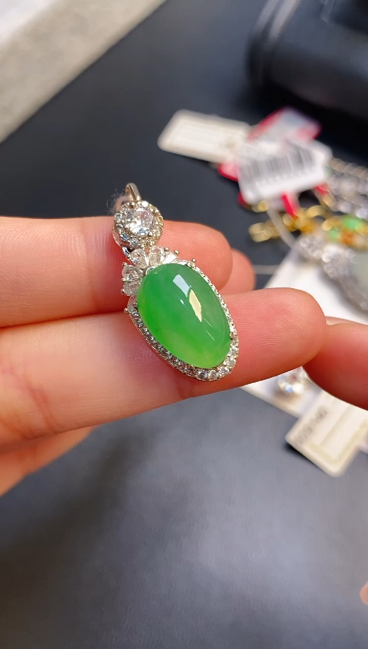 未镶嵌戒指翡翠天然