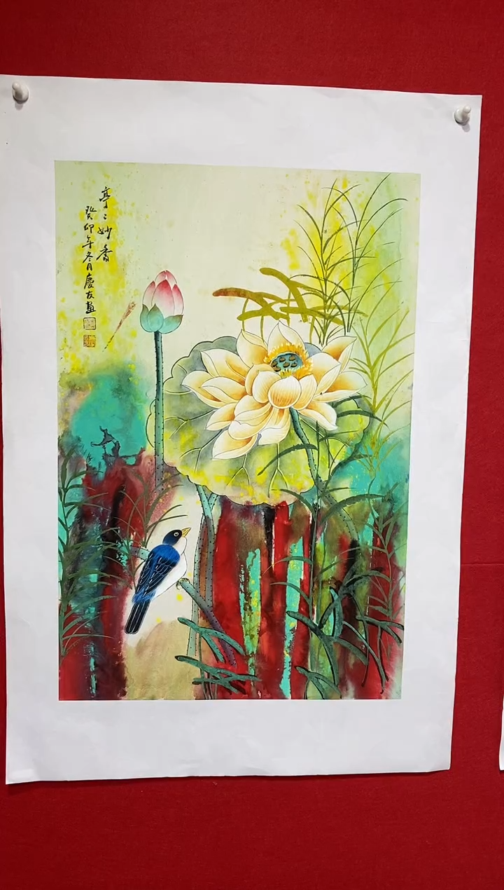 【闪购商品】国画lqy3086洋李庆友作品