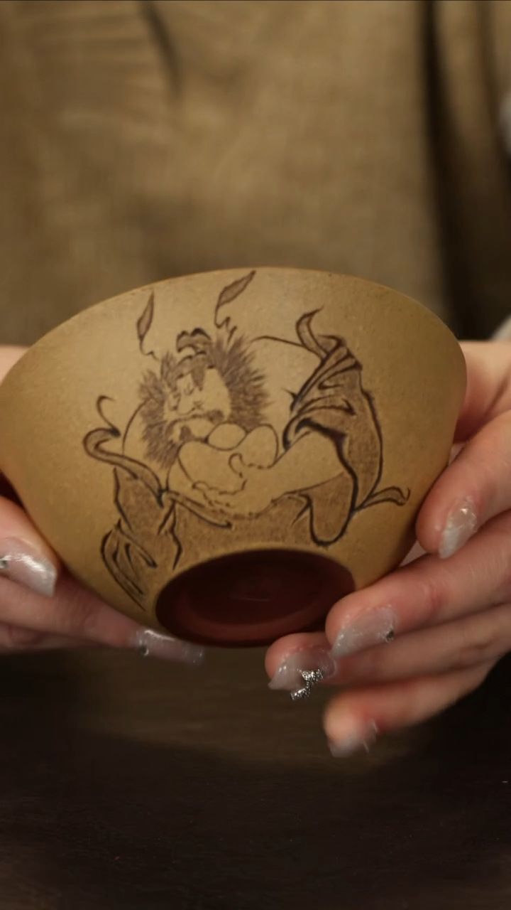 【闪购商品】紫砂茶杯直播福利悟土吴勇紫泥粉段泥普洱杯