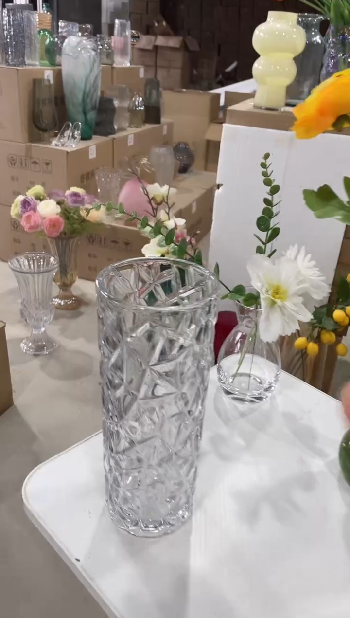 【闪购商品】无铅玻璃透明冰纹小号