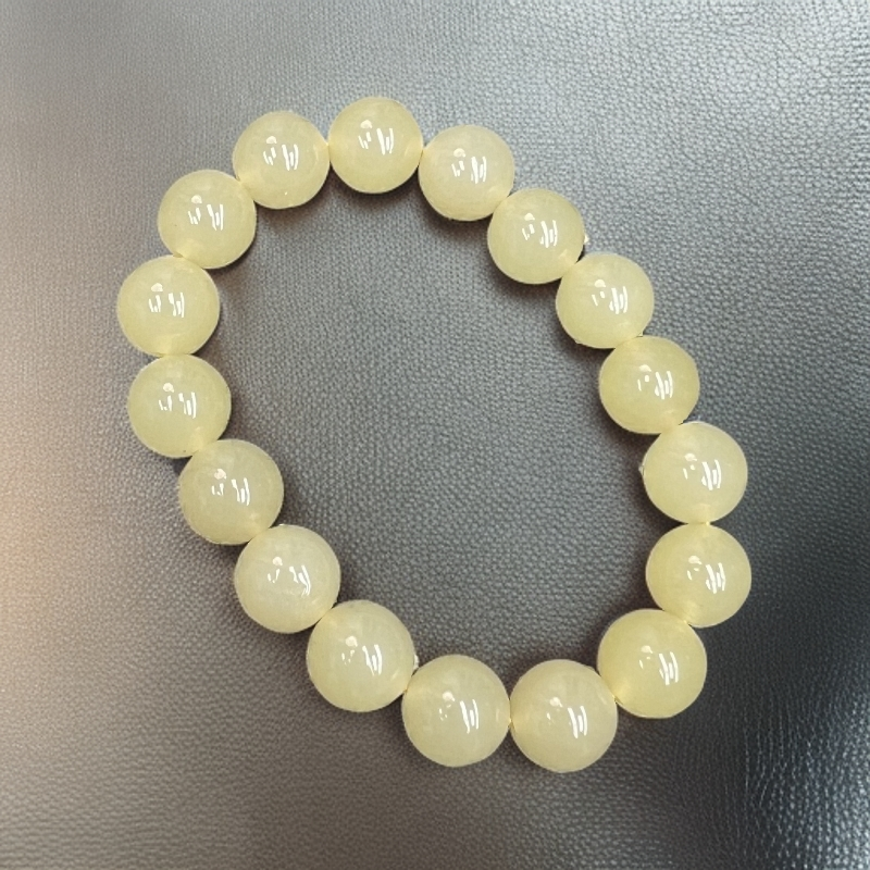 A853精品黄蜜水12mm手串国风