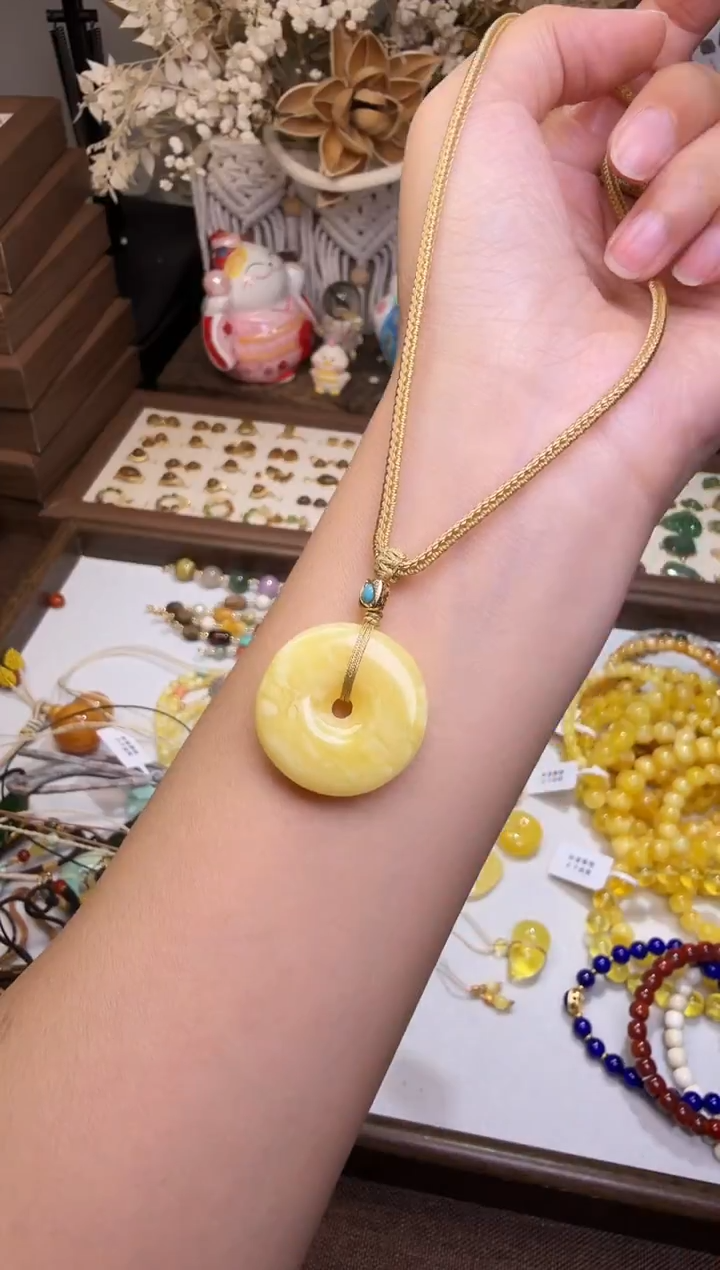 水晶摆件未镶嵌项链