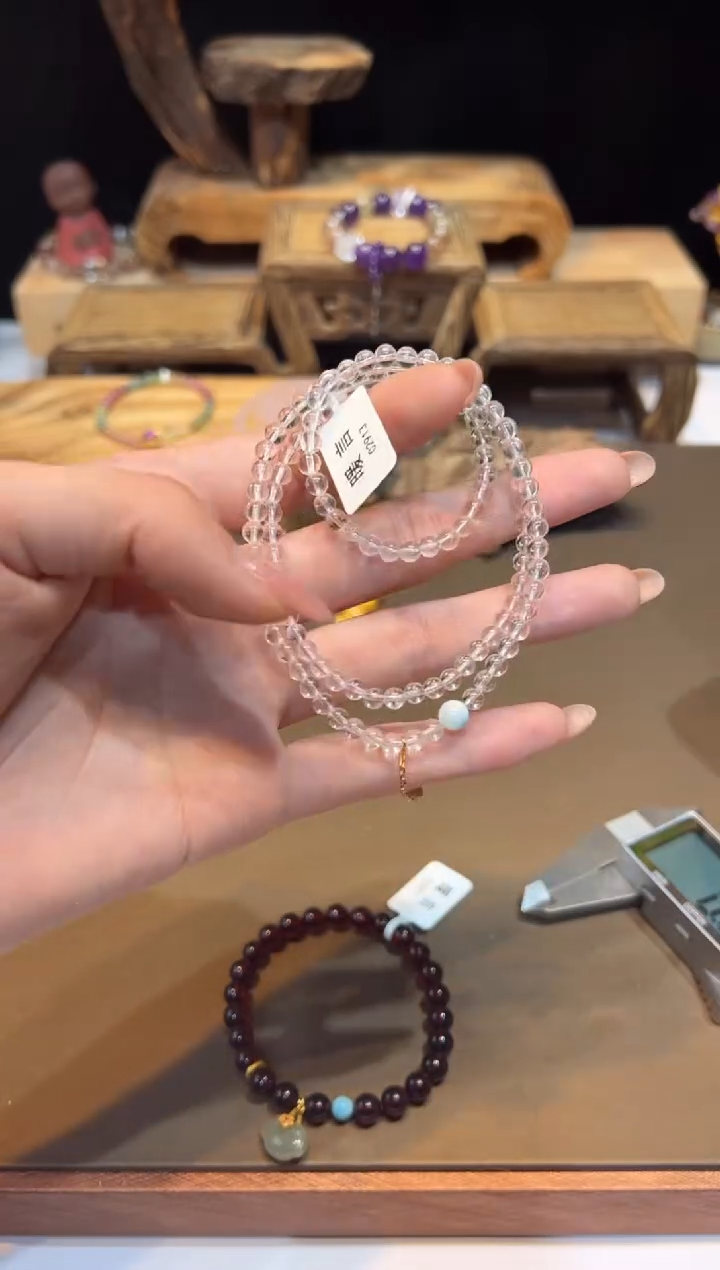 未镶嵌手链水晶手饰@@