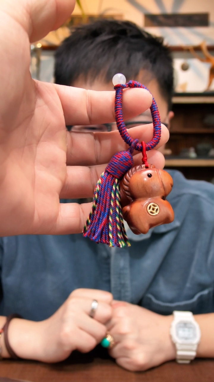 木质类木质小马挂件ZD