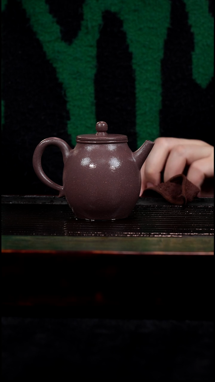 茶壶紫砂精工半手工明清风格紫泥平盖