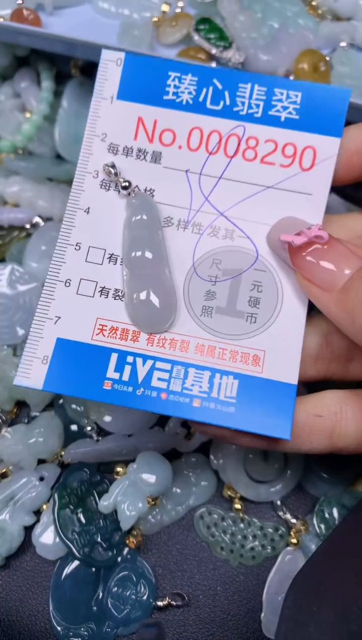 【闪购商品】翡翠颈饰未镶嵌含绳0008290