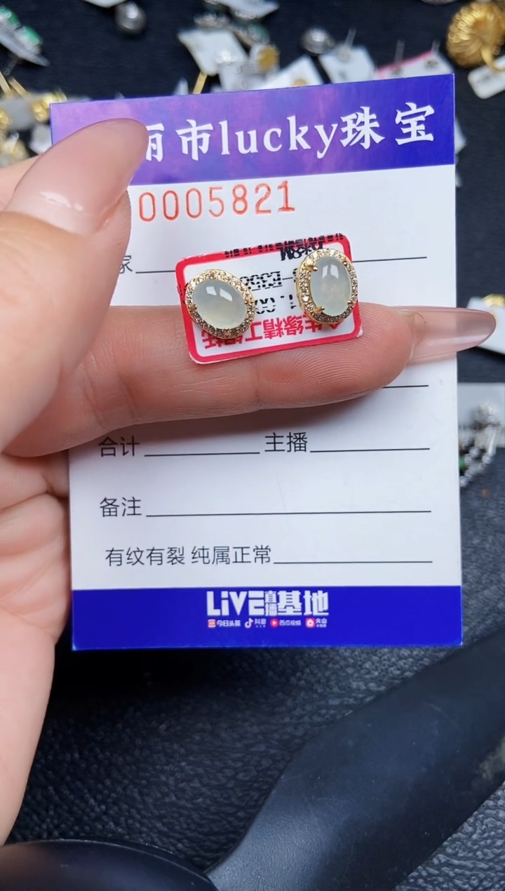 翡翠银S925镶嵌颈饰5821