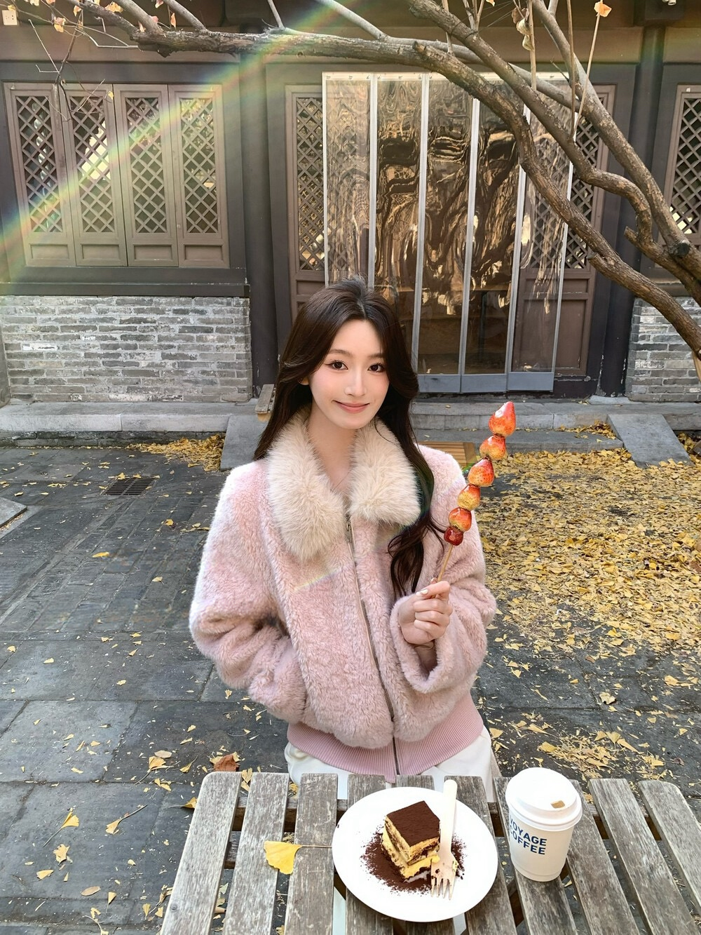 短款保暖宽松型可调节立领短外套秋冬女装