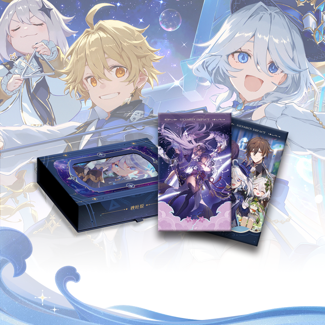 【鱼块拆盒】秋叶原 三川游艺原神同人国创第一弹收藏色纸盲盒