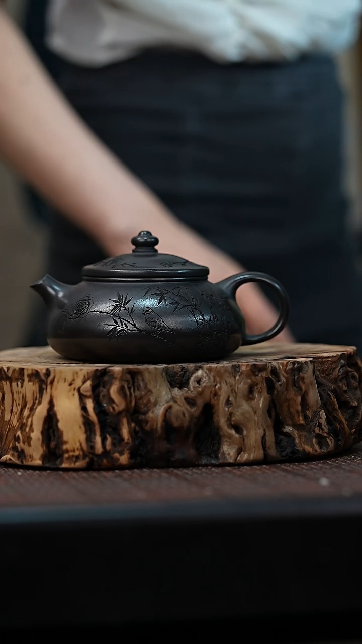 茶壶紫砂宜兴岁颐传砂原矿全手4