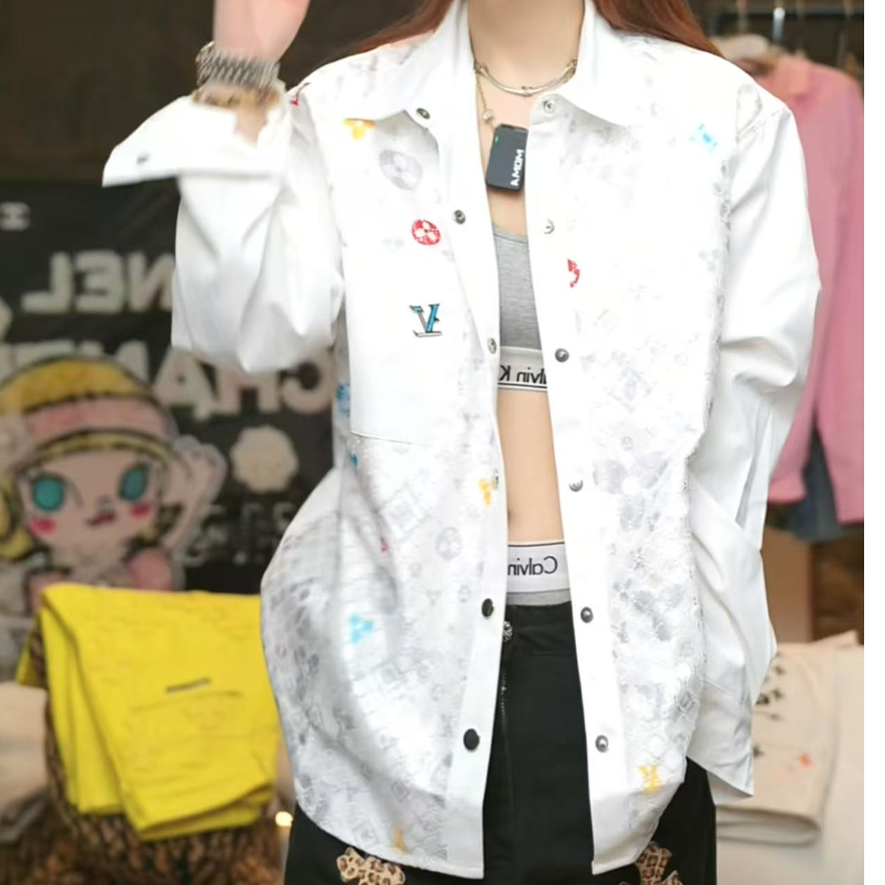 【圆创专属】-K165-120号链接-新款潮流休闲衬衫