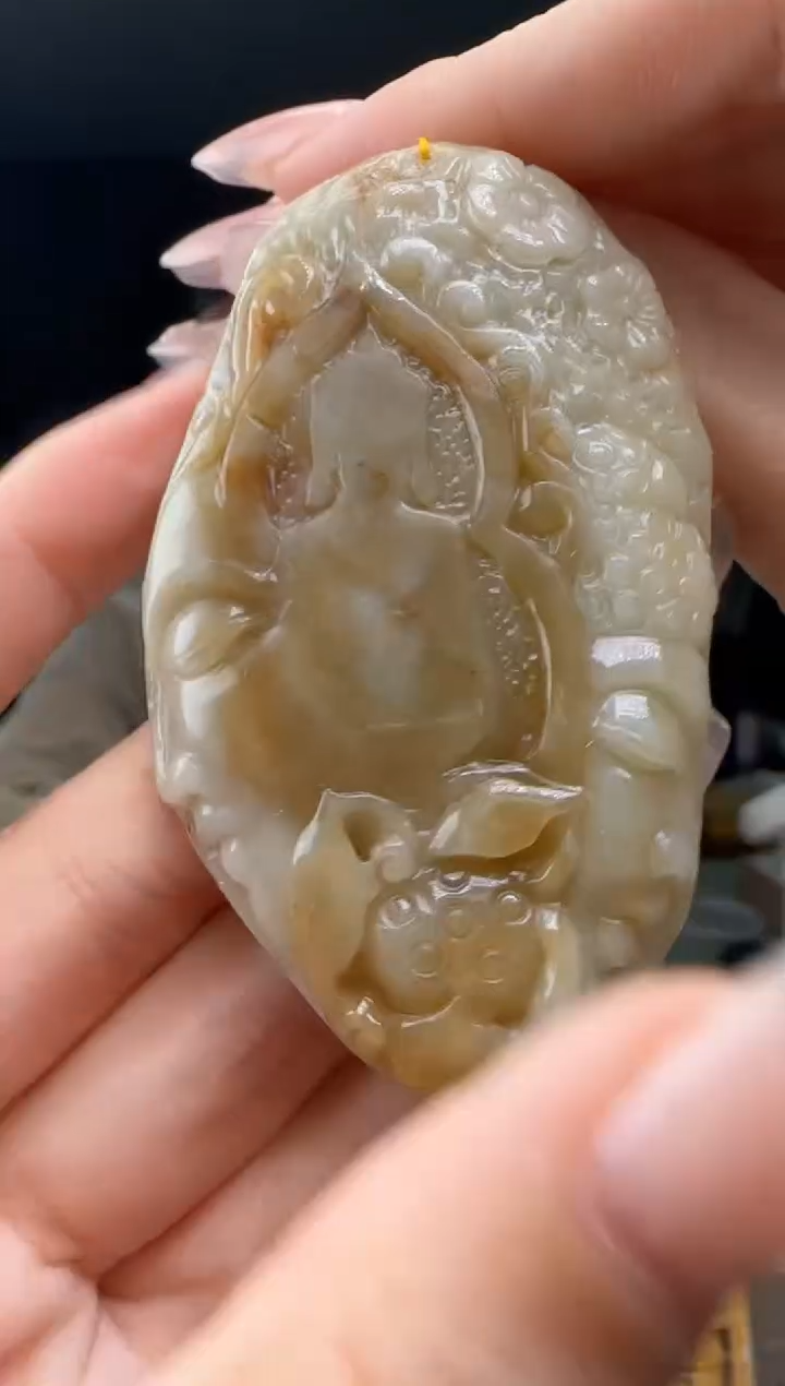 【闪购商品】翡翠吊坠(不含链)未镶嵌MM@@960Q3J09378