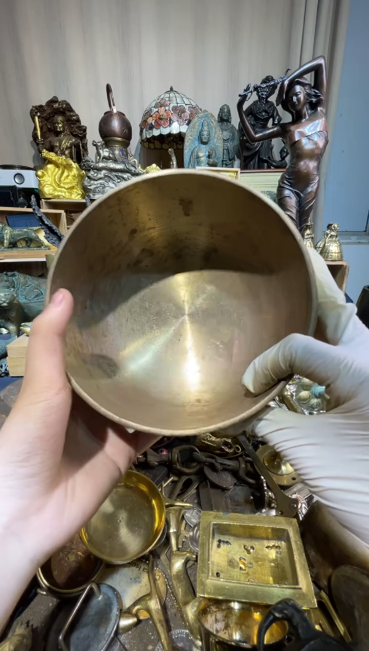 茶盏大阪中古铜器摆件36