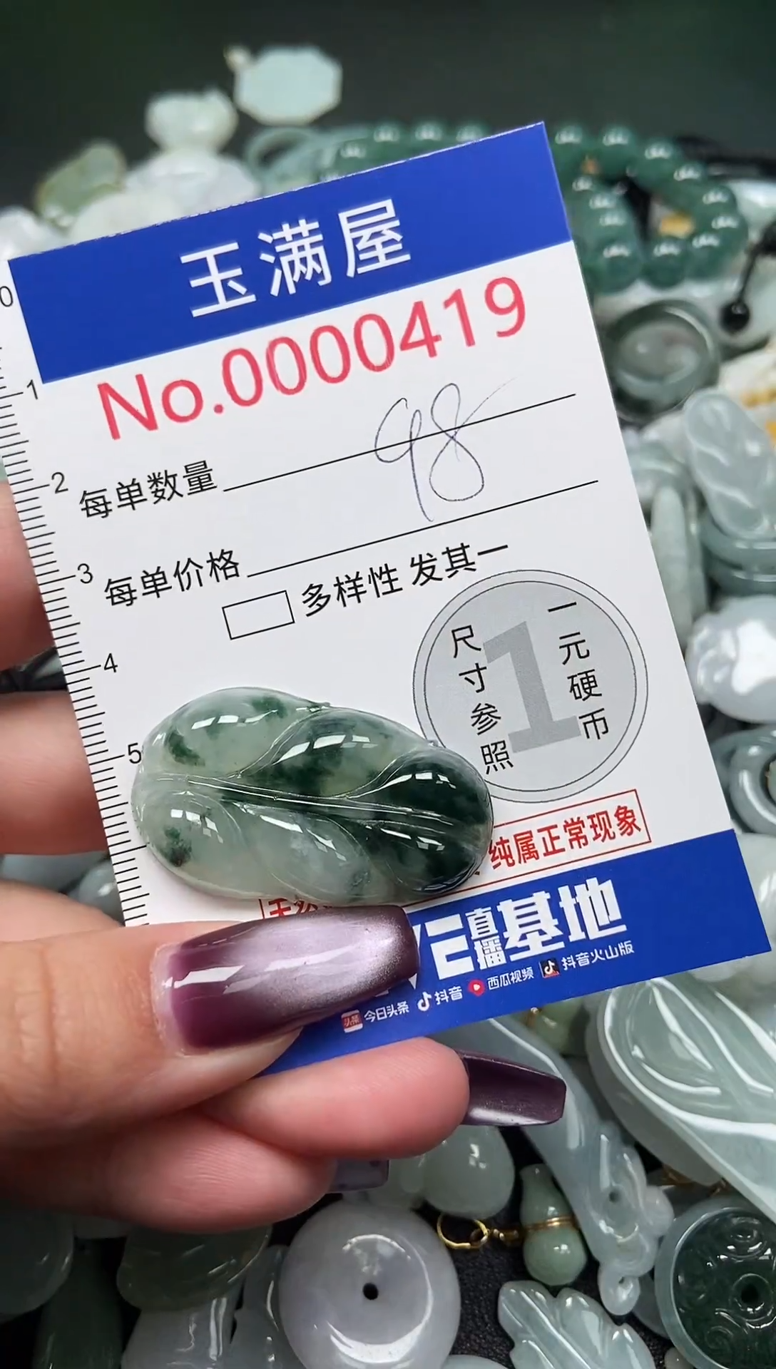 颈饰未镶嵌翡翠419