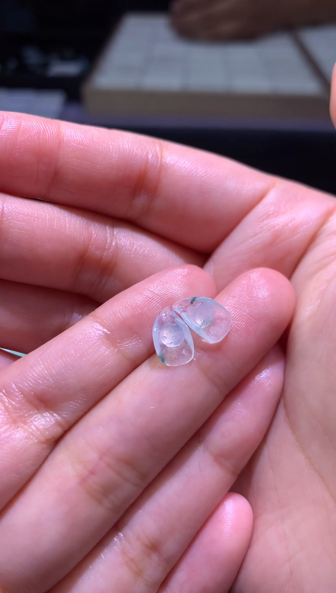 定制翡翠未镶嵌毛货