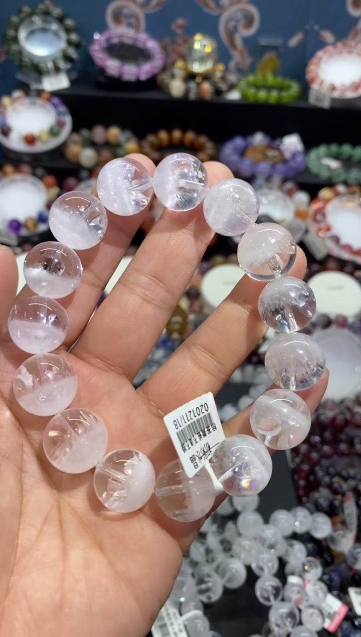 【闪购商品】水晶手串未镶嵌白幽灵15+