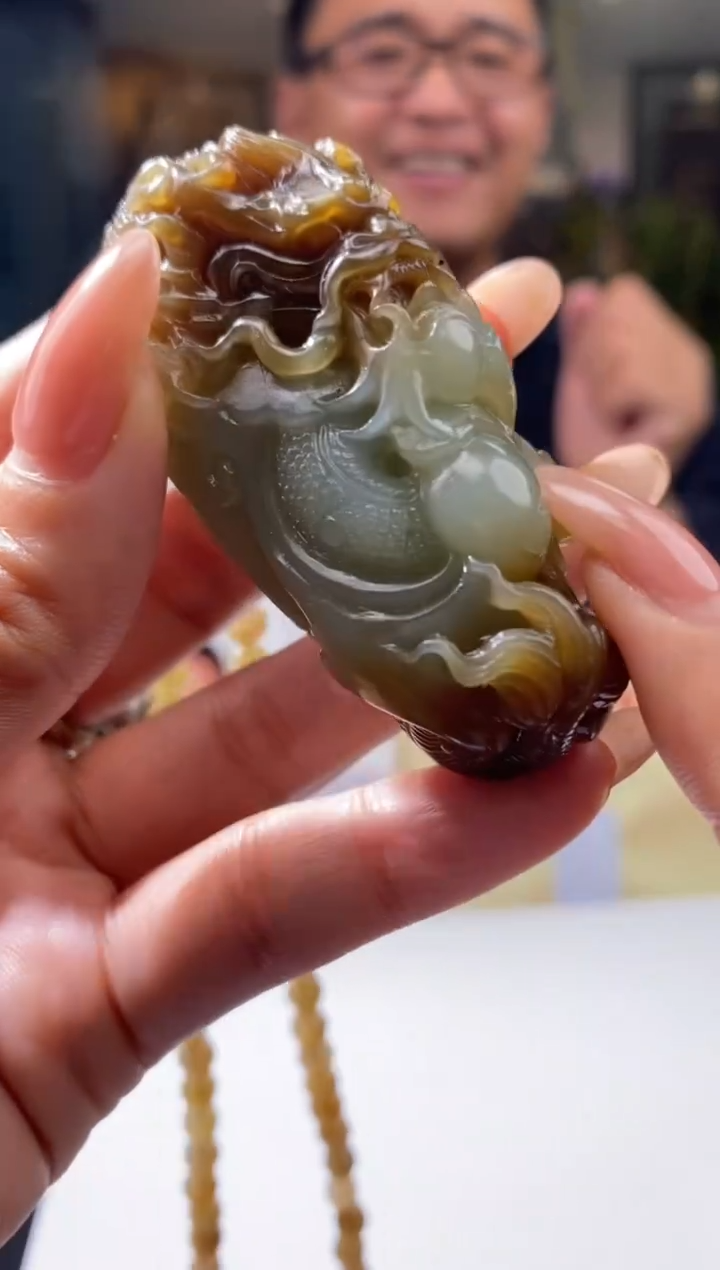 和田玉未镶嵌吊坠(不含链)36485