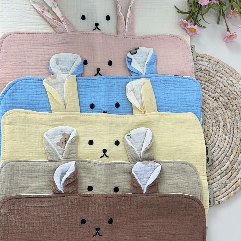 韩式八层纱布云片枕初生婴儿定型枕婴幼儿平枕新生儿宝宝吸汗透气