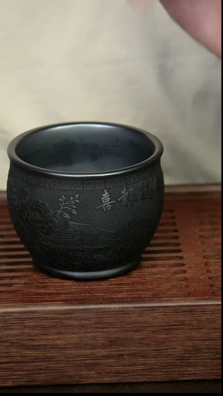 茶杯紫砂原矿紫砂茶具
