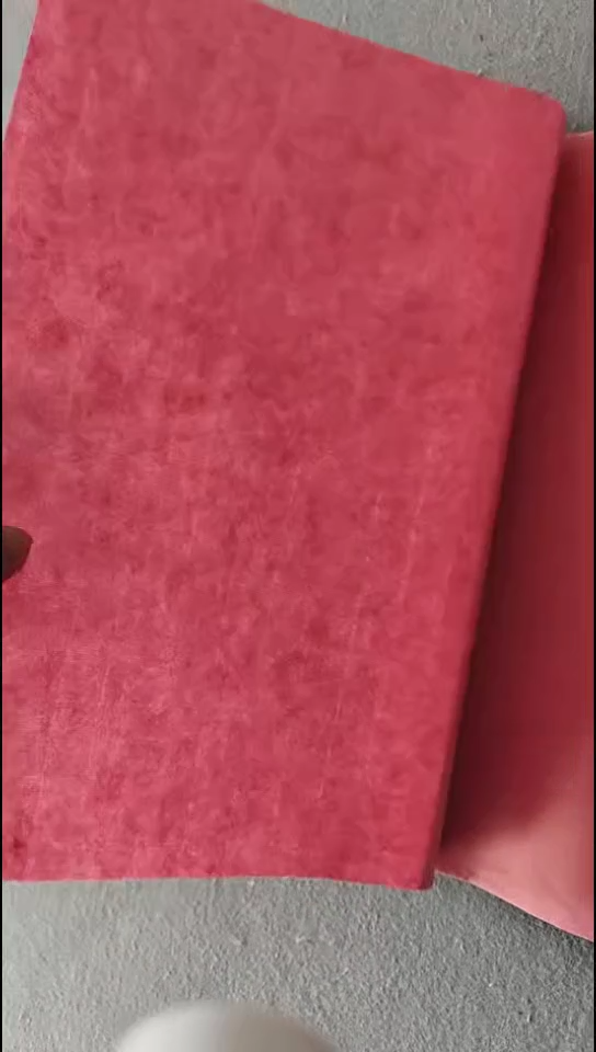 四尺对开纯手工桃粉色50张生宣皮草宣