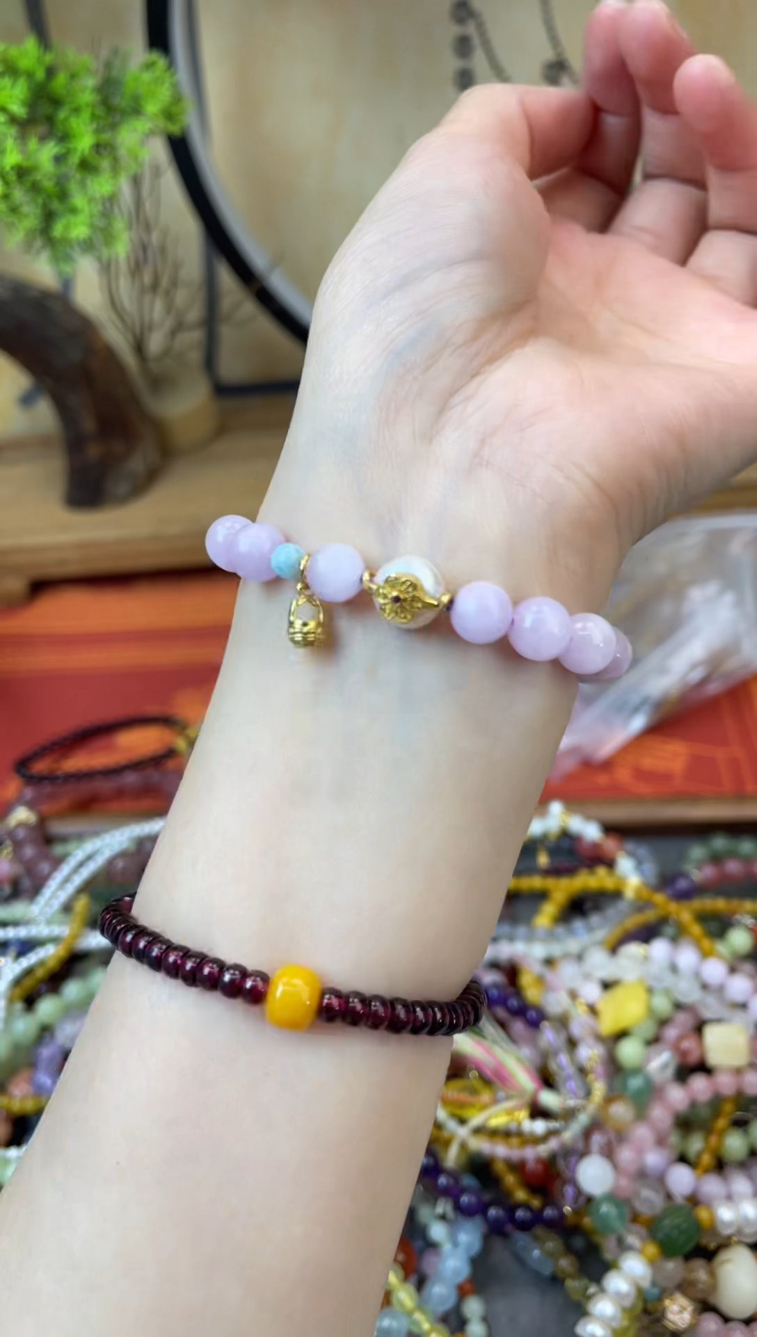 【闪购商品】锂辉石手串未镶嵌326