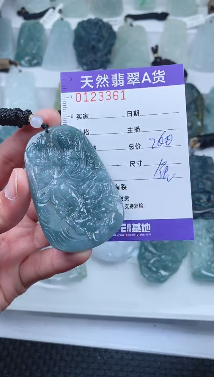 【闪购商品】翡翠颈饰未镶嵌        361
