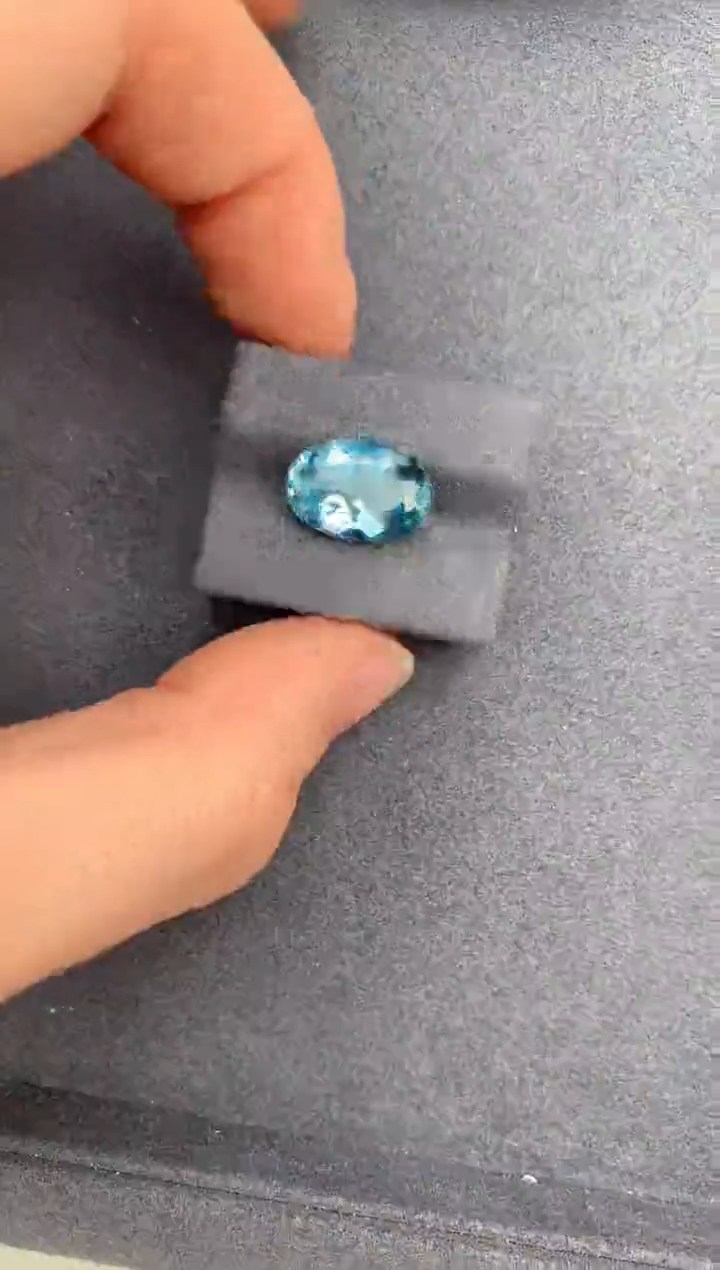 【闪购商品】海蓝宝石裸石未镶嵌4.6ct海蓝宝