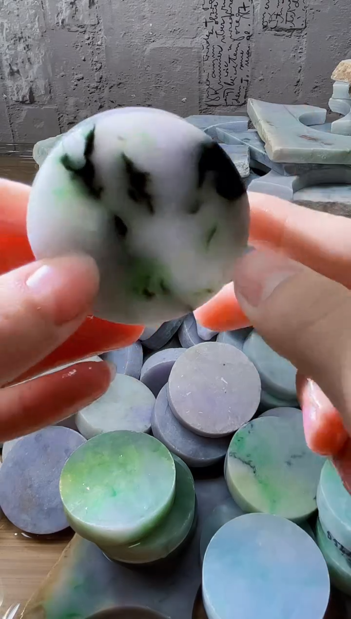 裸石翡翠天然翡翠A货古 南 210