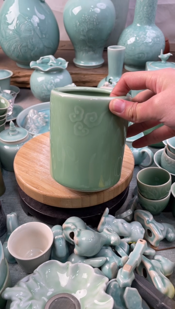【闪购商品】特价福利 微瑕 慧仙青瓷