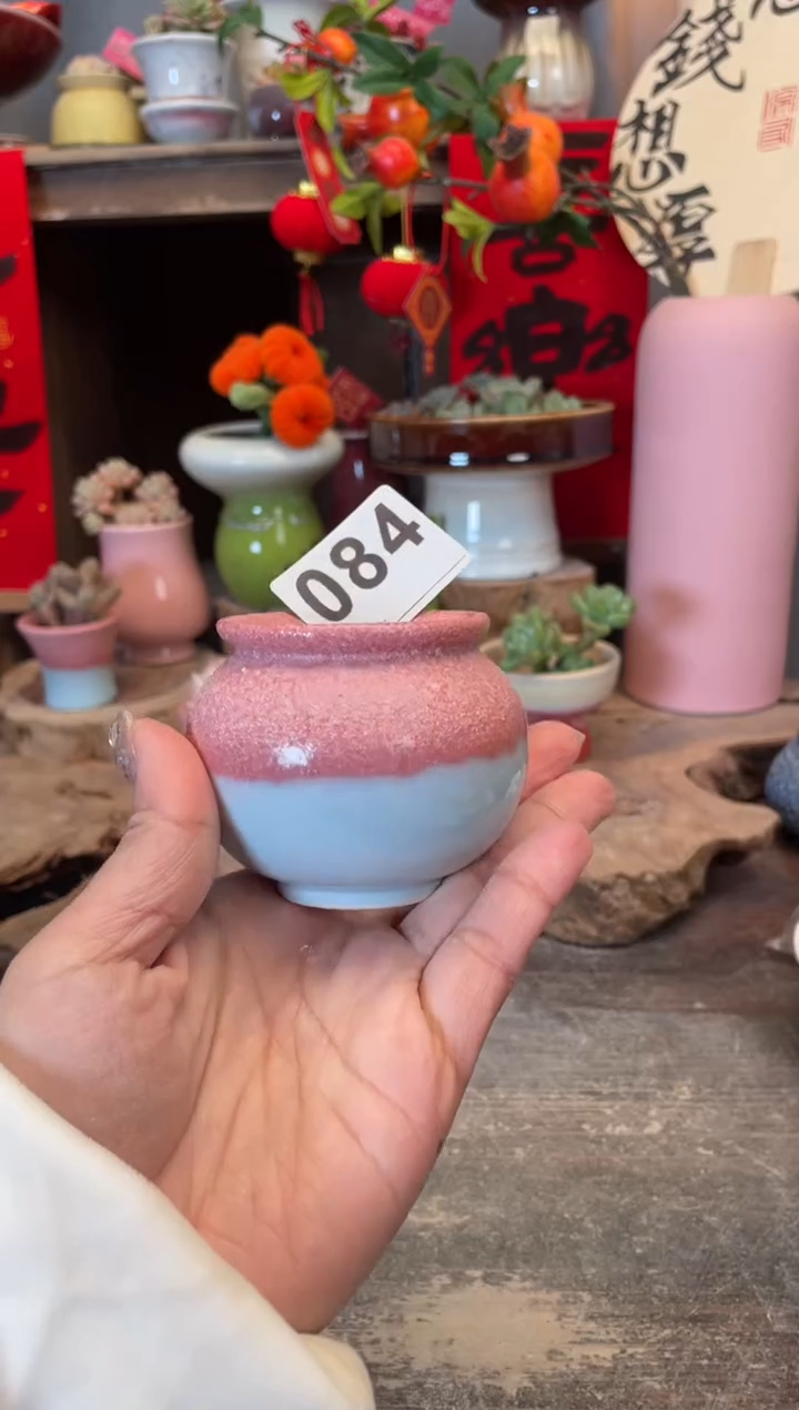 【闪购商品】摆件084知木小芳花盆