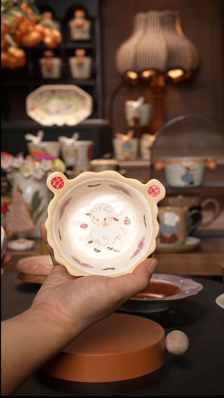 瓷片川谷原创手作陶瓷  12.4  不退差价