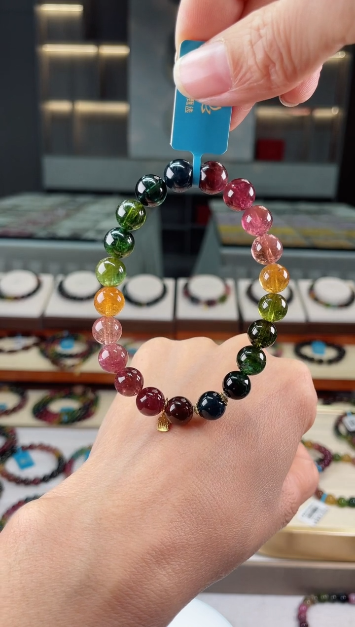 【闪购商品】碧玺单圈手串未镶嵌（多样性发一条）Q