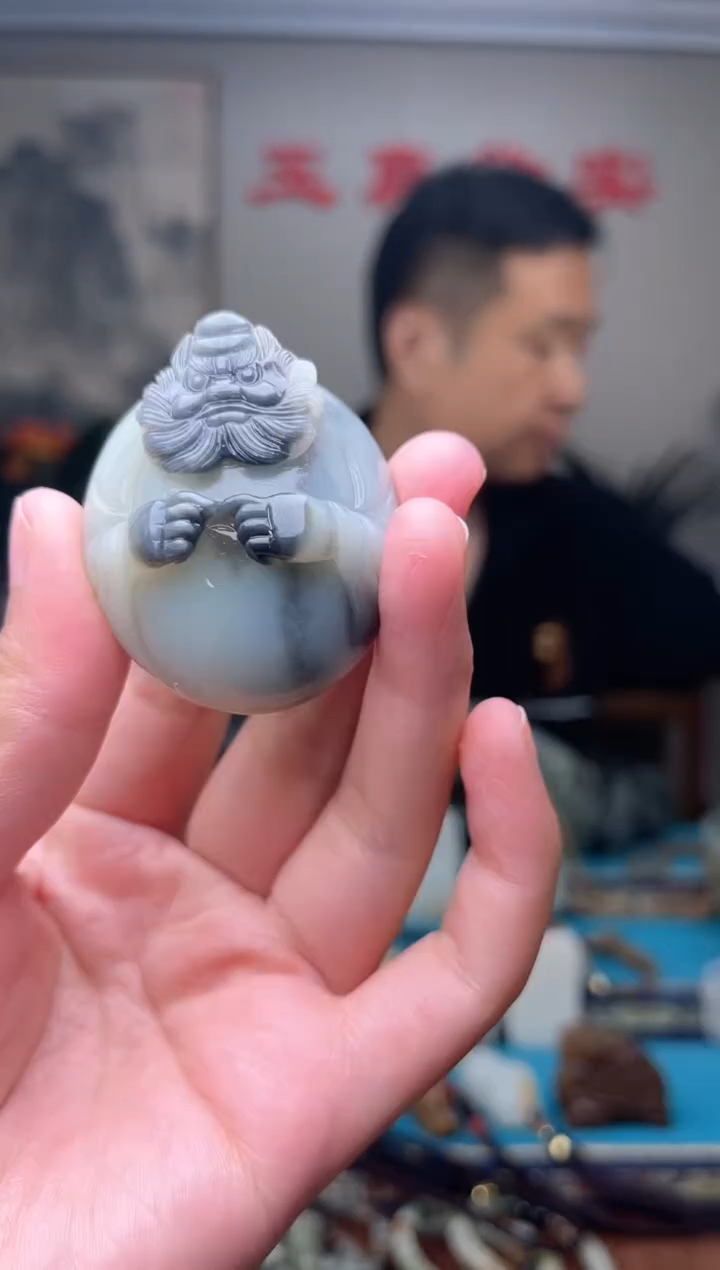 和田玉未镶嵌挂件1