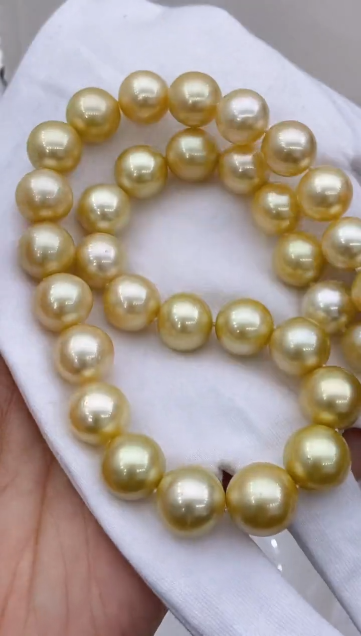 【闪购商品】海水珍珠项链未镶嵌103 12-14mm