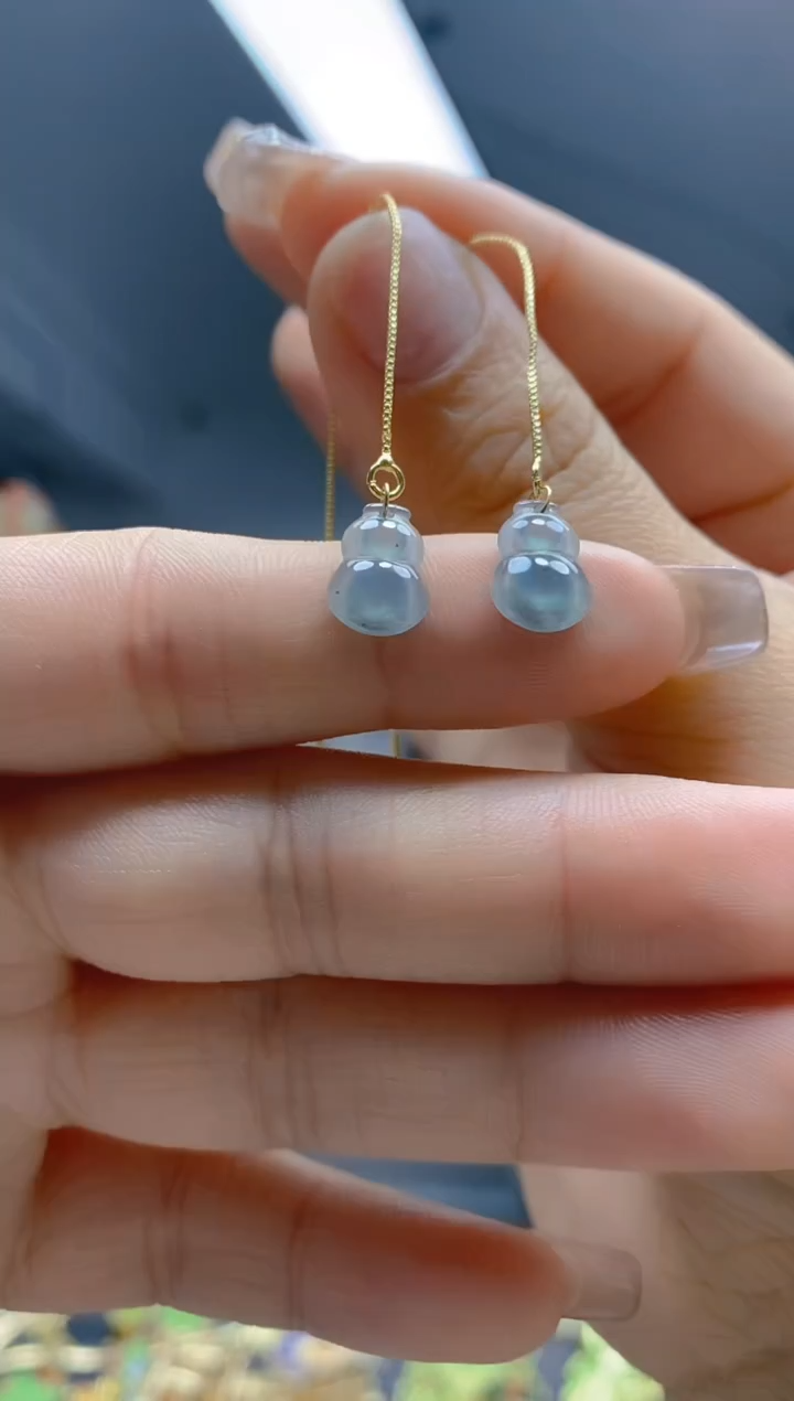 【闪购商品】翡翠耳饰合金240翡翠耳线