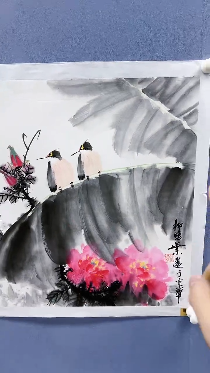 【闪购商品】绘画柳晓叶绘画2.2平尺花鸟