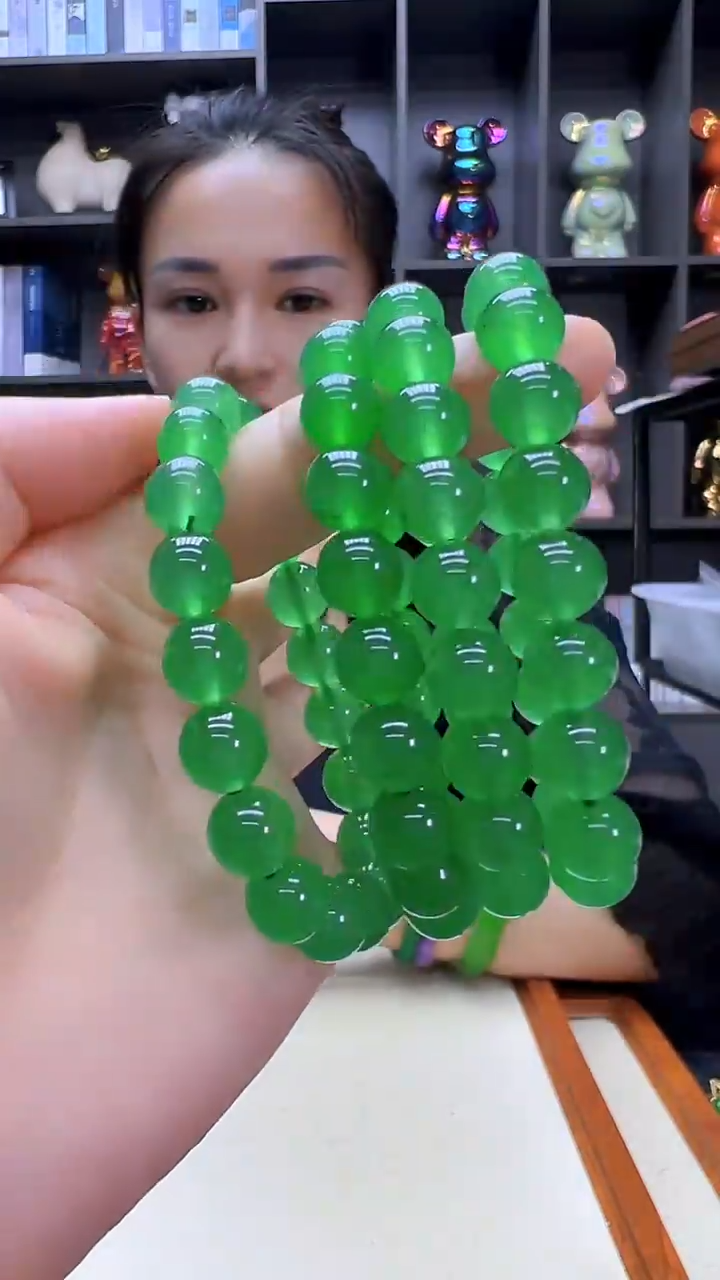 颈饰未镶嵌翡翠丹丹diy劲饰10mm手链