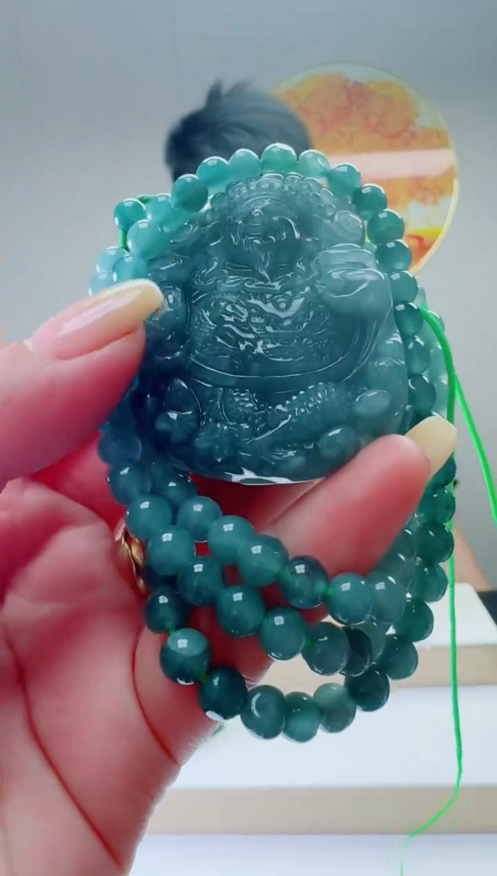 翡翠未镶嵌颈饰多样性随机发其一