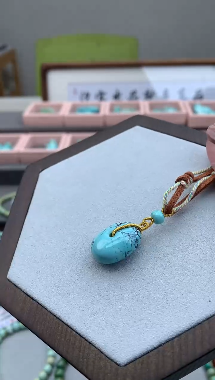 【闪购商品】绿松石未镶嵌锁骨链D63