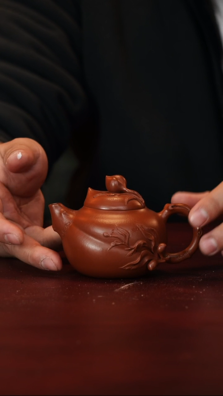 茶壶紫砂李小敏--手工--小寿桃