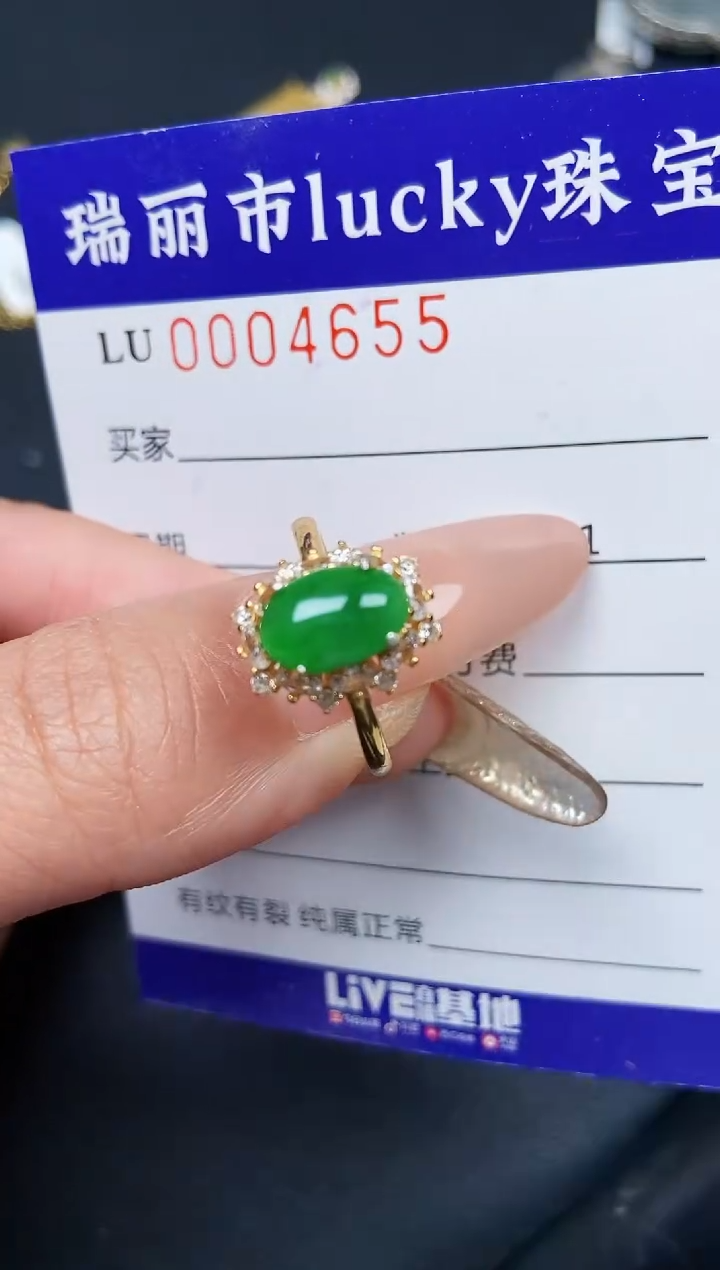 【闪购商品】翡翠颈饰银S925镶嵌4655