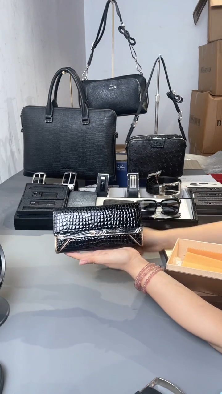 牛皮（革）韩爵绅士包包皮具720