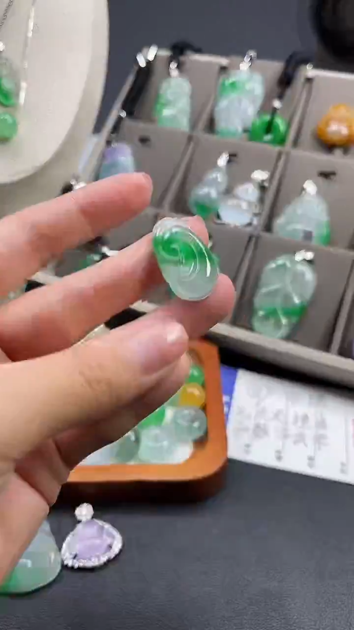颈饰未镶嵌翡翠  所见即所得 一图一物