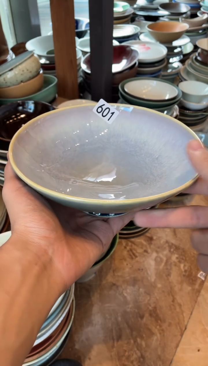 瓷片雪*i601 只此青绿高足碗1个